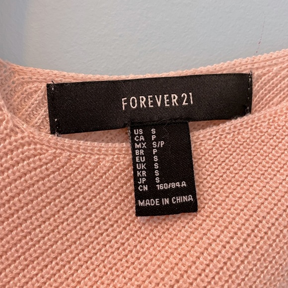 Pink Knit Crop Top Forever 21 - Picture 2 of 2